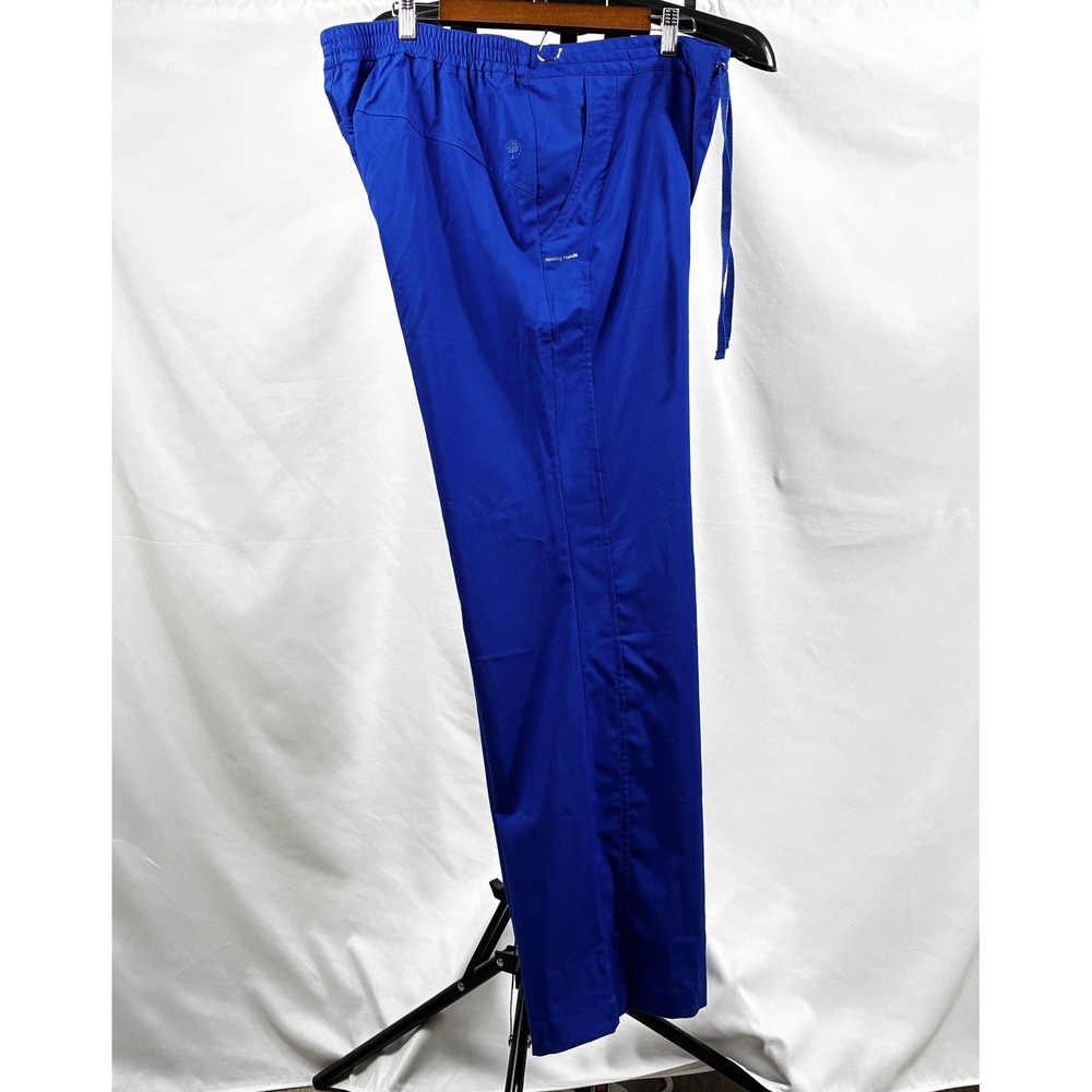 Healing Hands Purple Label Taylor Scrub Pants XL Galaxy Blue Bootcut NWT 9095